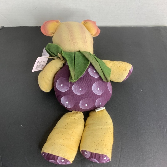 New DCC Berry Buns Sandra Malone Blackberry Bear Plush Stuffed Doll Toy 12 in T - Picture 3 of 4